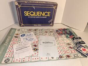 Vtg Sequence Deluxe Edition Jax 1995 Complete Instructions Cushioned Mat